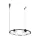 ZUMA LINE MEDAL ORBIT 5007 3XE27 BLACK/WHITE