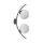 ZUMA LINE WALL LAMP HELIX 5015 2XE14 BLACK/WHITE