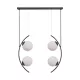 ZUMA LINE MEDALLION HELIX 5016 4XE14 BLACK/WHITE