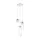 ZUMA LINE PENDANT DRAGAKŐ P0389-03D-F4AC 3XG9 CHROME