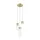 ZUMA LINE SUSPENDED LIGHT GEM P0389-03D-0FD2 3XG9 D31 BRONZE