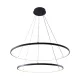 ZUMA LINE LED PENDANT LAMP BRENO 2023200-BK 60W CCT BLACK