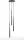TK LIGHTING PENDANT PIANO 10109 3XG9 BROWN
