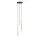 TK LIGHTING HANGING PIANO 10117 3XG9 BLACK/GOLD