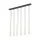 TK LIGHTING HANGING PIANO 10119 12XG9 BLACK/GOLD