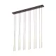 TK LIGHTING HANGING PIANO 10119 12XG9 BLACK/GOLD