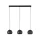 TK LIGHTING MEDALLION ZOE 10169 3XE27 BLACK