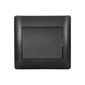 RHYME SINGLE POLE SWITCH GRAPHITE METAL