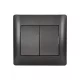 RHYME CHANDELIER SWITCH GRAPHITE METAL