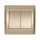 RHYME DOUBLE SWITCH CHAMPAGNE METAL