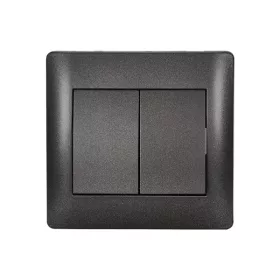 RHYME DOUBLE SWITCH GRAPHITE METAL