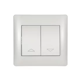 RHYME SHUTTER SWITCH WHITE METAL