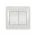 RHYME SHUTTER SWITCH WHITE METAL