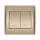 RHYME BLIND SWITCH CHAMPAGNE METAL