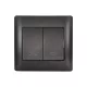 RHYME SHUTTER SWITCH GRAPHITE METAL