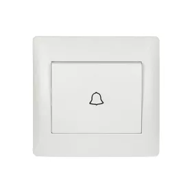 RHYME DOORBELL SWITCH WHITE METAL