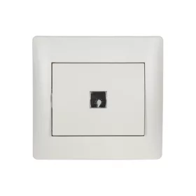 RHYME INDICATOR LIGHT PUSH BUTTON WHITE METAL