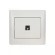 RHYME INDICATOR LIGHT PUSH BUTTON WHITE METAL