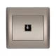 RHYME INDICATOR LIGHT PUSH BUTTON GREY METAL