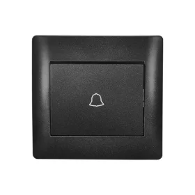 RHYME DOORBELL SWITCH GRAPHITE METAL
