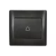RHYME DOORBELL SWITCH GRAPHITE METAL
