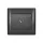 RHYME INDICATOR LIGHT PUSH BUTTON GRAPHITE METAL