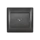 RHYME INDICATOR LIGHT PUSH BUTTON GRAPHITE METAL