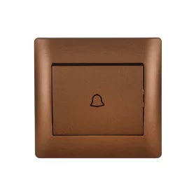 RHYME DOORBELL SWITCH COFFEE METAL