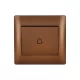 RHYME DOORBELL SWITCH COFFEE METAL