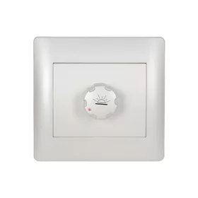 RHYME DIMMER SWITCH WHITE METAL