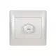 RHYME DIMMER SWITCH WHITE METAL