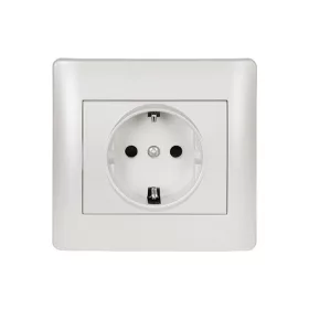 RHYME SOCKET WHITE METAL