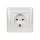 RHYME SOCKET WHITE METAL
