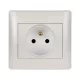 RHYME FRENCH TYPE SOCKET WHITE METAL