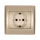 RHYME SOCKET CHAMPAGNE METAL