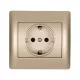 RHYME SOCKET CHAMPAGNE METAL