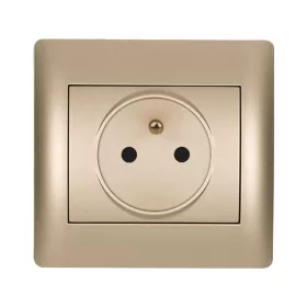 RHYME FRENCH TYPE SOCKET CHAMPAGNE METAL FINISH