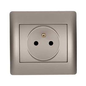RHYME FRENCH TYPE SOCKET GREY METAL FINISH