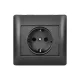 RHYME SOCKET GRAPHITE METAL