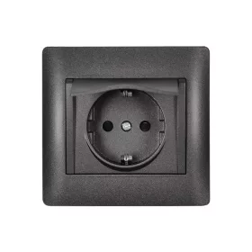 RHYME SOCKET WITH COVER GRAPHITE METAL