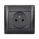 RHYME FRENCH TYPE SOCKET GRAPHITE METAL