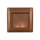 RHYME SOCKET WITH COVER COFFEE METAL