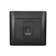 RHYME TELEPHONE SOCKET GRAPHITE METAL