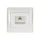 RHYME COMPUTER POWER SOCKET WHITE METAL