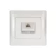 RHYME COMPUTER POWER SOCKET WHITE METAL