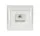 RHYME COMPUTER NETWORK SOCKET (CAT6e) WHITE METAL