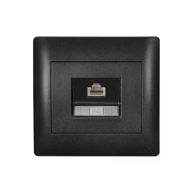 RHYME COMPUTER POWER SOCKET GRAPHITE METAL