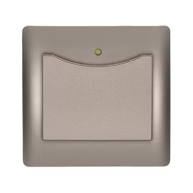 RHYME HOTEL CARD READER SWITCH GREY METAL