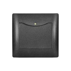 RHYME HOTEL CARD READER SWITCH GRAPHITE METAL