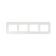 RHYME QUADRUPLE FRAME - WHITE METAL